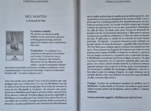 Mool mantra oracle des mantras