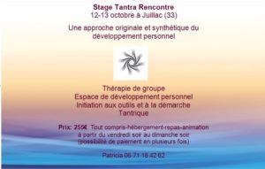 Stage Tantra Rencontre sur 2 jours à Juillac @ Ecole du Tantra - Château Laroque | Juillac | Nouvelle-Aquitaine | France